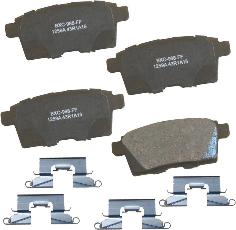 Bendix Premium SBC1259A Ceramic Rear Brake Pads for Mazda CX-9 2012 - Image 1